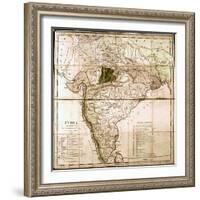 Map of India, 1803-null-Framed Giclee Print