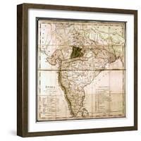 Map of India, 1803-null-Framed Giclee Print