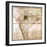 Map of India, 1803-null-Framed Giclee Print