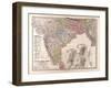 Map of India, 1876-null-Framed Giclee Print