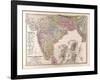 Map of India, 1876-null-Framed Giclee Print