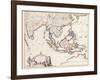 Map of India and the East Indies-Frederick de Wit-Framed Giclee Print