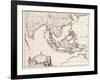 Map of India and the East Indies-Frederick de Wit-Framed Giclee Print