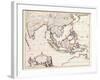 Map of India and the East Indies-Frederick de Wit-Framed Giclee Print