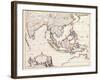 Map of India and the East Indies-Frederick de Wit-Framed Giclee Print