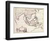 Map of India and the East Indies-Frederick de Wit-Framed Giclee Print