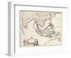 Map of India and the East Indies-Frederick de Wit-Framed Giclee Print