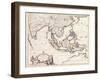 Map of India and the East Indies-Frederick de Wit-Framed Giclee Print