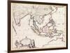 Map of India and the East Indies-Frederick de Wit-Framed Giclee Print