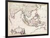 Map of India and the East Indies-Frederick de Wit-Framed Giclee Print