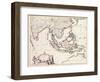 Map of India and the East Indies-Frederick de Wit-Framed Premium Giclee Print