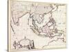 Map of India and the East Indies-Frederick de Wit-Stretched Canvas
