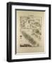 Map of India New Caledonia Tahiti Tuamotu Archipelago Marquesas Islands 1896-null-Framed Giclee Print