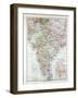 Map of India Pakistan and Tibet 1899-null-Framed Giclee Print