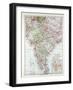 Map of India Pakistan and Tibet 1899-null-Framed Giclee Print