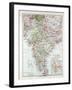 Map of India Pakistan and Tibet 1899-null-Framed Giclee Print