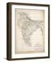 Map of India, Published by William Blackwood and Sons, Edinburgh and London, 1848-Alexander Keith Johnston-Framed Giclee Print