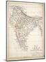 Map of India, Published by William Blackwood and Sons, Edinburgh and London, 1848-Alexander Keith Johnston-Mounted Giclee Print