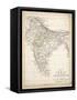 Map of India, Published by William Blackwood and Sons, Edinburgh and London, 1848-Alexander Keith Johnston-Framed Stretched Canvas