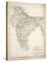 Map of India, Published by William Blackwood and Sons, Edinburgh and London, 1848-Alexander Keith Johnston-Stretched Canvas