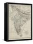 Map of India Shewing the Proposed Route of Hrh the Prince of Wales-null-Framed Stretched Canvas