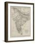 Map of India Shewing the Proposed Route of Hrh the Prince of Wales-null-Framed Giclee Print