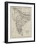 Map of India Shewing the Proposed Route of Hrh the Prince of Wales-null-Framed Giclee Print