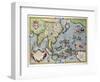 Map of India to New Guinea, circa 1570-1603-Abraham Ortelius-Framed Giclee Print