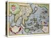 Map of India to New Guinea, circa 1570-1603-Abraham Ortelius-Stretched Canvas