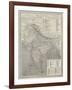 Map of India-null-Framed Giclee Print