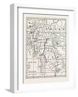 Map of Indo-China, Showing Burma and Adjoining Countries-null-Framed Giclee Print