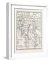 Map of Indo-China, Showing Burma and Adjoining Countries-null-Framed Giclee Print