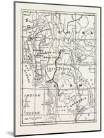 Map of Indo-China, Showing Burma and Adjoining Countries-null-Mounted Giclee Print