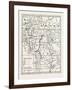 Map of Indo-China, Showing Burma and Adjoining Countries-null-Framed Giclee Print