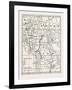 Map of Indo-China, Showing Burma and Adjoining Countries-null-Framed Giclee Print