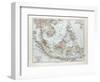 Map of Indonesia 1899-null-Framed Giclee Print