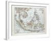 Map of Indonesia 1899-null-Framed Giclee Print