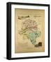 Map of Indre Et Loire France-null-Framed Giclee Print