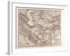 Map of Iran, 1876-null-Framed Giclee Print