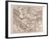 Map of Iran, 1876-null-Framed Giclee Print