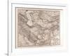 Map of Iran, 1876-null-Framed Giclee Print