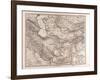 Map of Iran, 1876-null-Framed Giclee Print