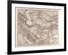 Map of Iran, 1876-null-Framed Giclee Print