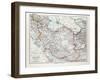 Map of Iran 1899-null-Framed Premium Giclee Print