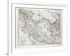 Map of Iran 1899-null-Framed Giclee Print