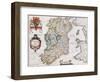 Map of Ireland, 1635-Willem Janszoon Blaeu-Framed Giclee Print