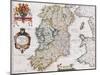 Map of Ireland, 1635-Willem Janszoon Blaeu-Mounted Giclee Print