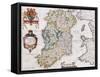 Map of Ireland, 1635-Willem Janszoon Blaeu-Framed Stretched Canvas