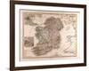 Map of Ireland, 1872-null-Framed Giclee Print