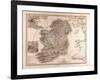 Map of Ireland, 1872-null-Framed Giclee Print